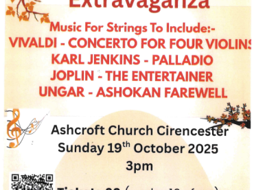 Cirencester Eclectic Strings - Autumn Extravaganza